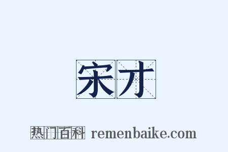 宋才是什么意思的图片